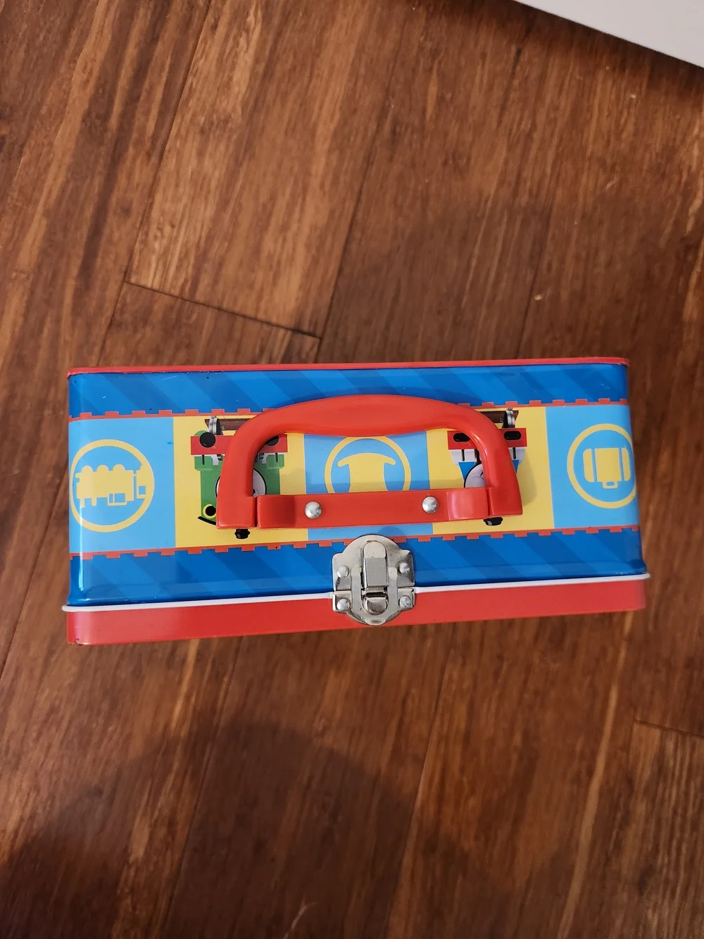 Vintage Thomas & Friends Train Railroad Kids Metal Lunchbox Storage Collectible